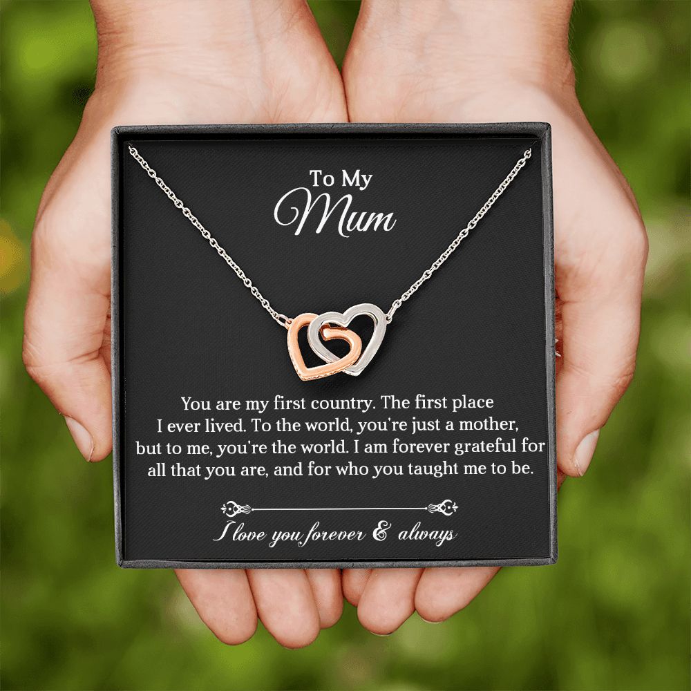 To My Mum | The World | Interlocking Hearts