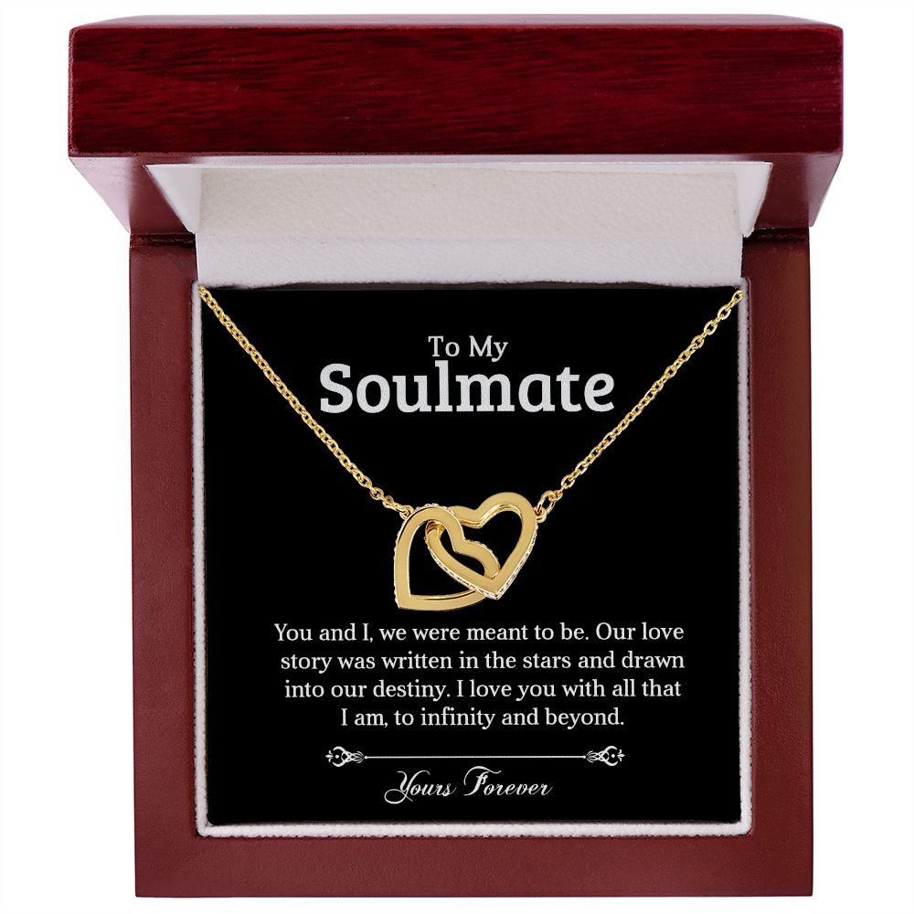 To My Soulmate | Love Story | Interlocking Hearts