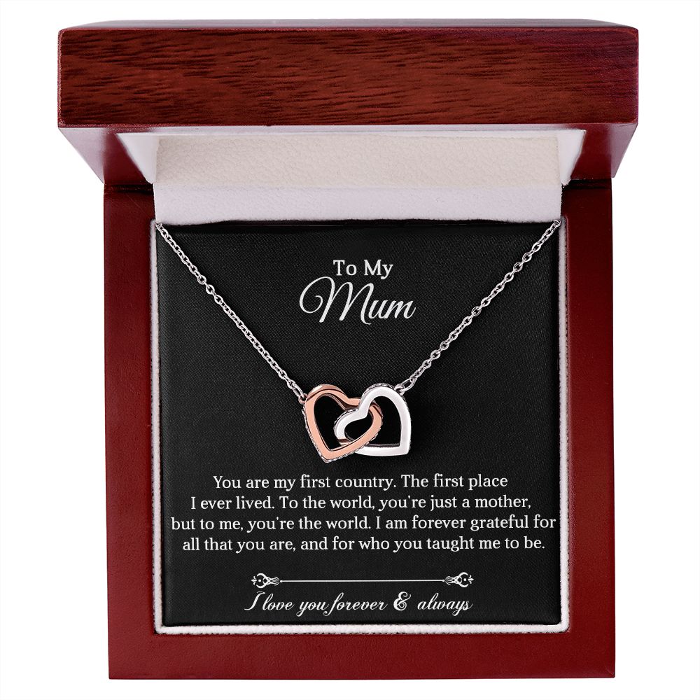To My Mum | The World | Interlocking Hearts