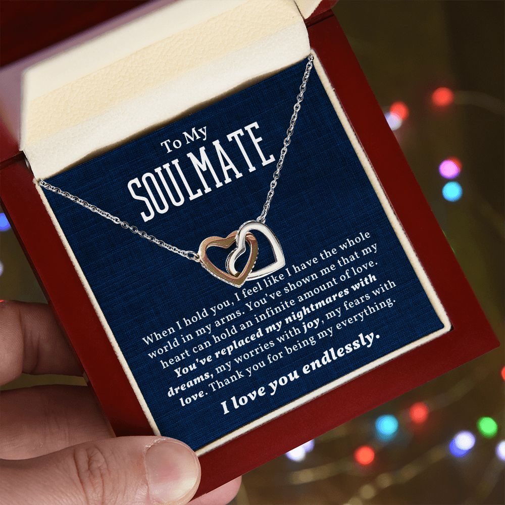 To My Soulmate | Whole World | Interlocking Hearts