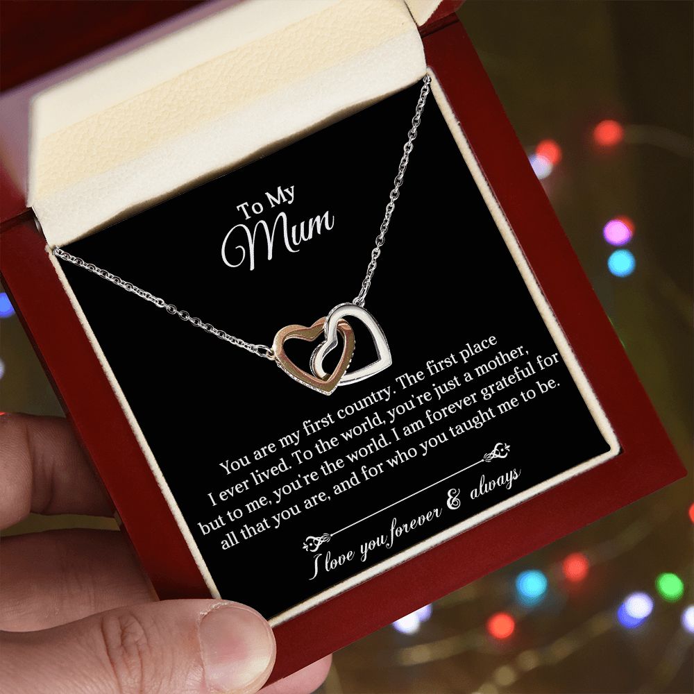 To My Mum | The World | Interlocking Hearts