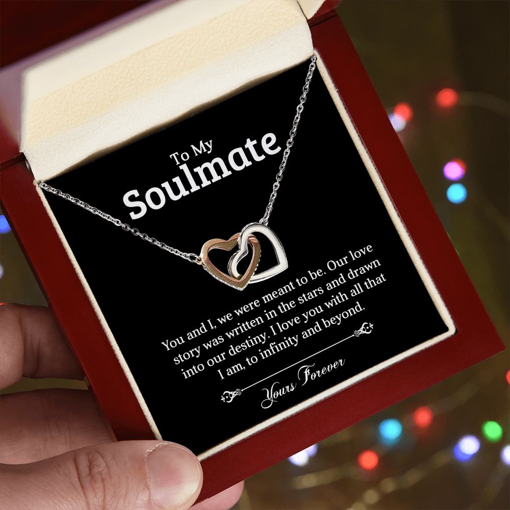 To My Soulmate | Love Story | Interlocking Hearts