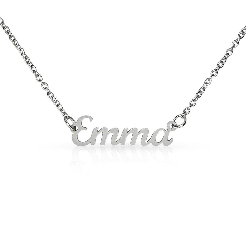 Personalized Name Necklace | Cursive Name Design