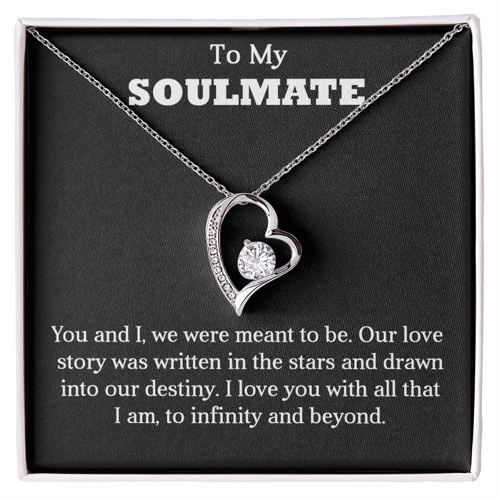 To My Soulmate | Infinity and Beyond | Forever Love Necklace