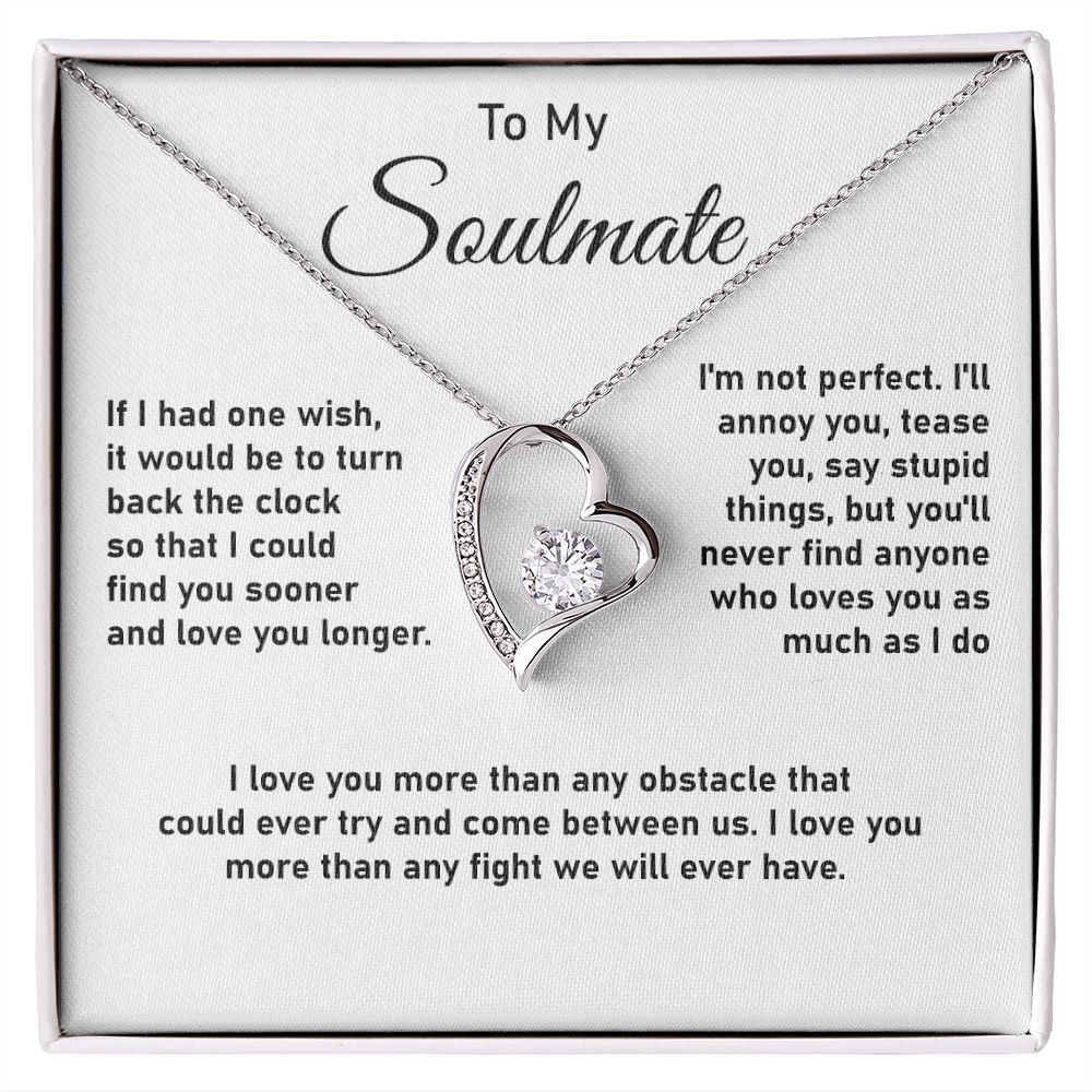 To My Soulmate | Sooner | Forever Love Necklace