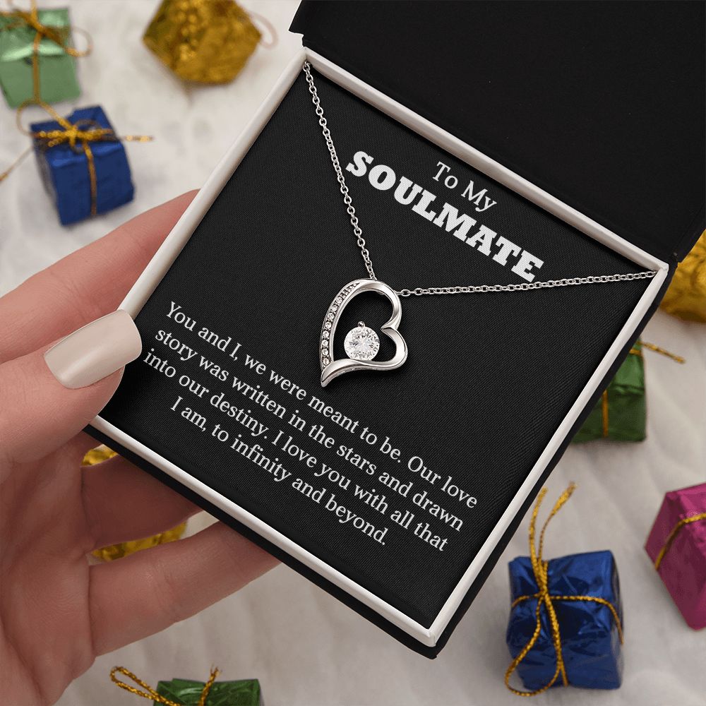 To My Soulmate | Infinity and Beyond | Forever Love Necklace