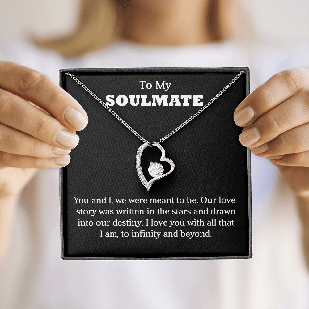 To My Soulmate | Infinity and Beyond | Forever Love Necklace