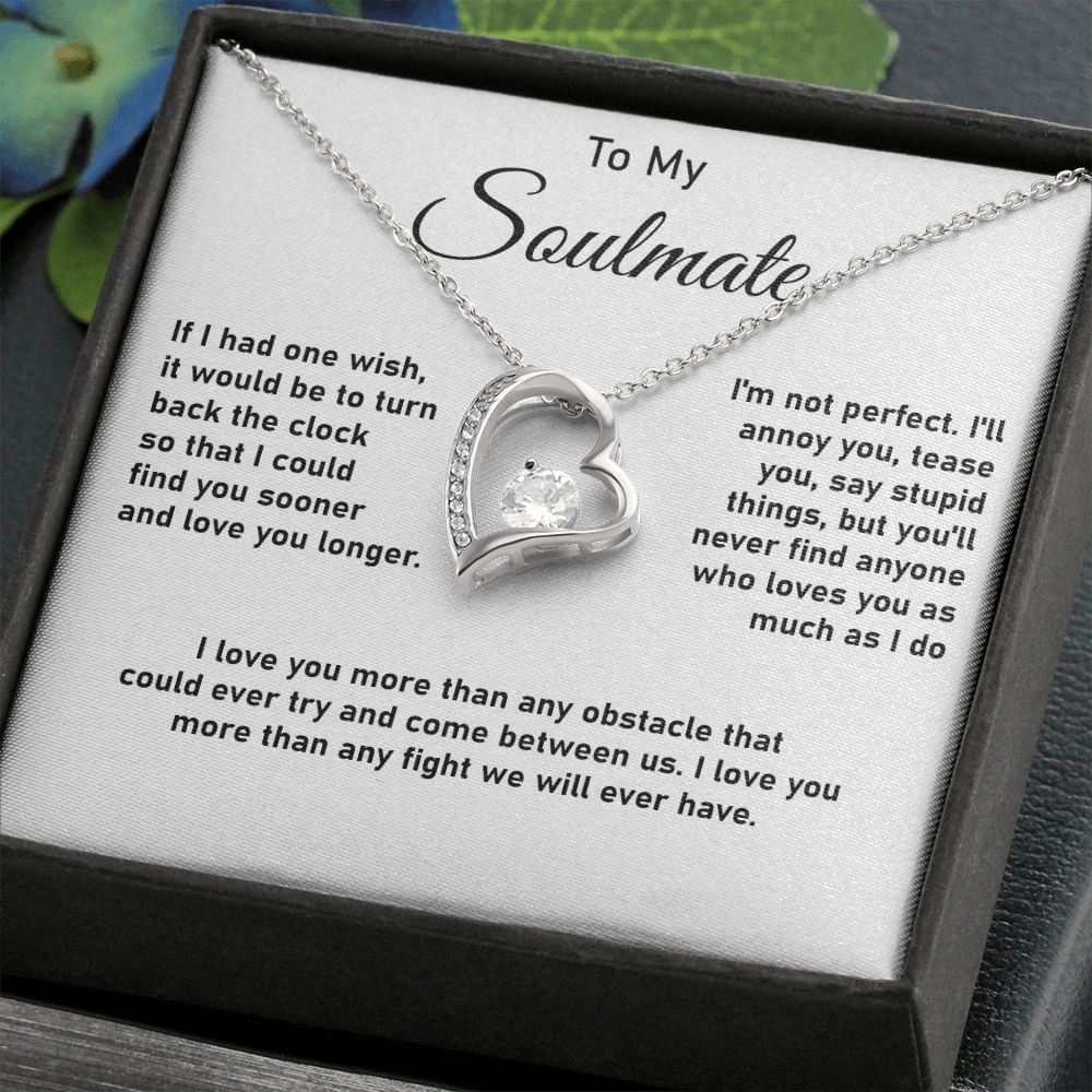 To My Soulmate | Sooner | Forever Love Necklace