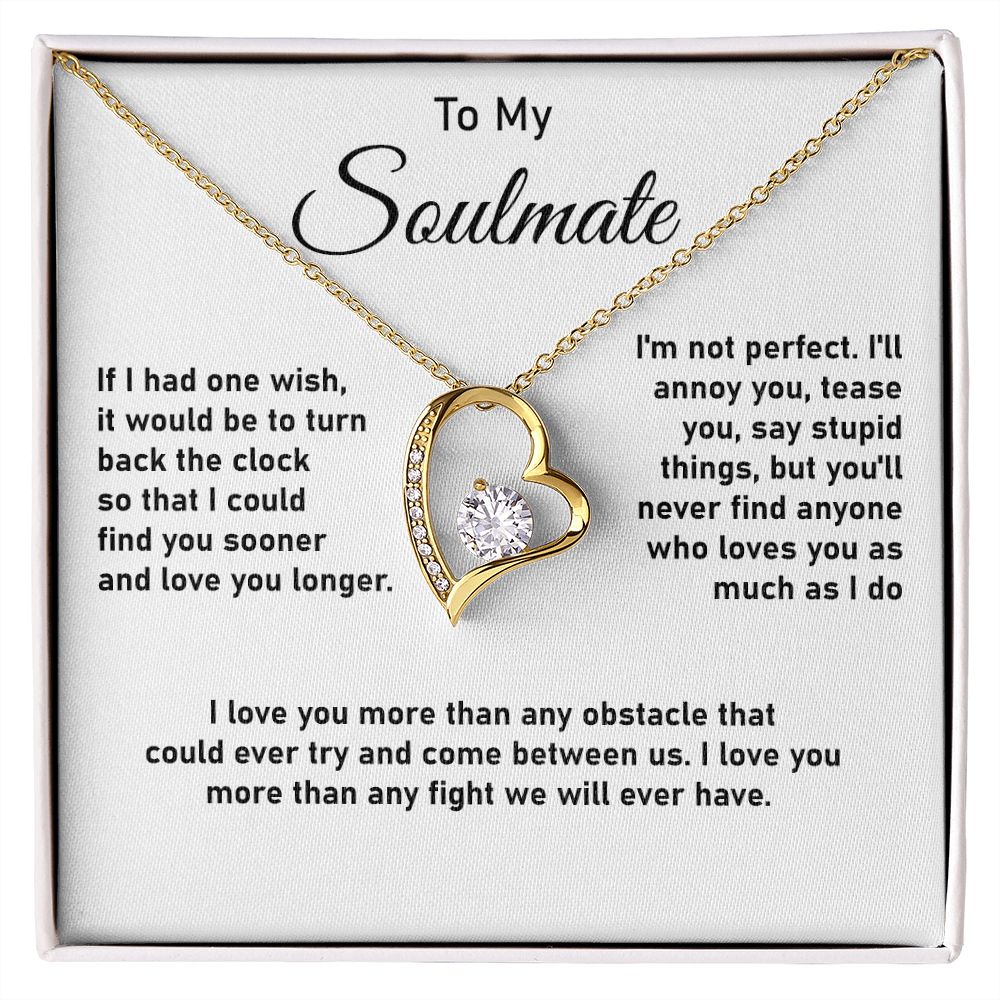 To My Soulmate | Sooner | Forever Love Necklace