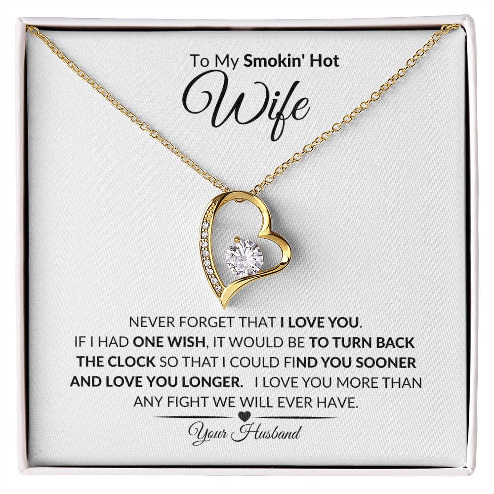 My Smokin' Hot | Never Forget | Forever Love Necklace