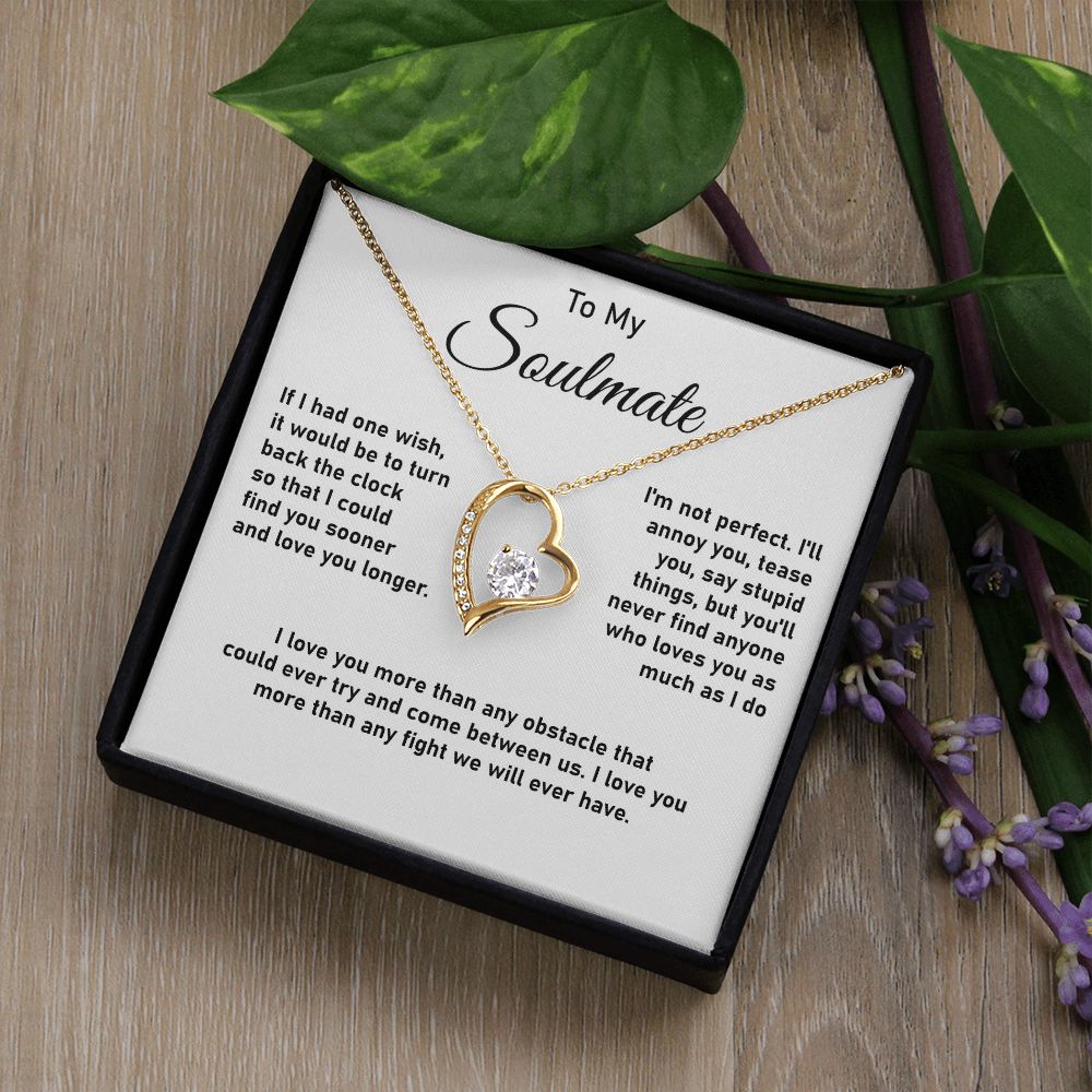 To My Soulmate | Sooner | Forever Love Necklace