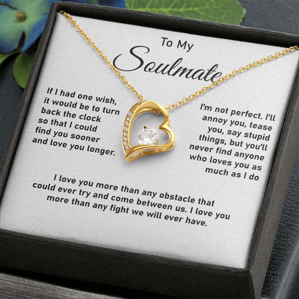 To My Soulmate | Sooner | Forever Love Necklace