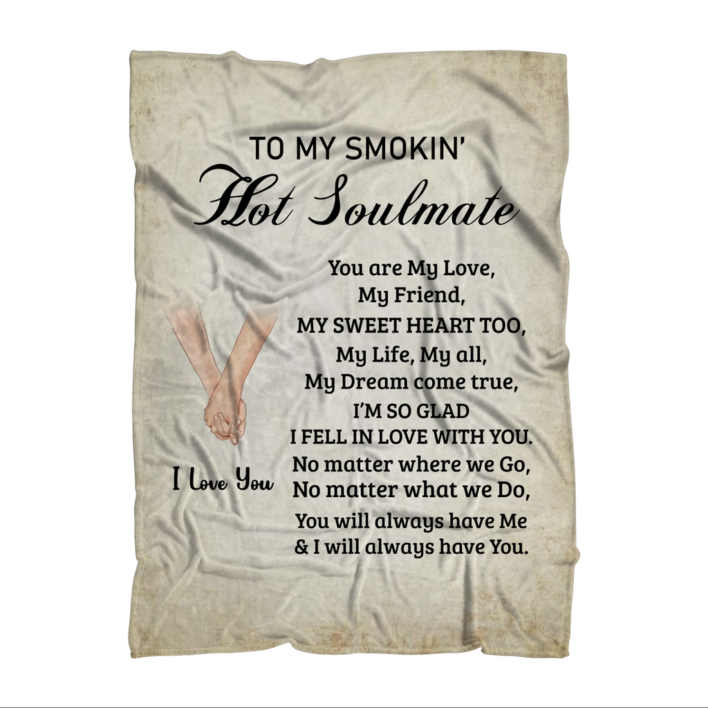 To My Soulmate | My Dream | Fleece Blanket | AOP
