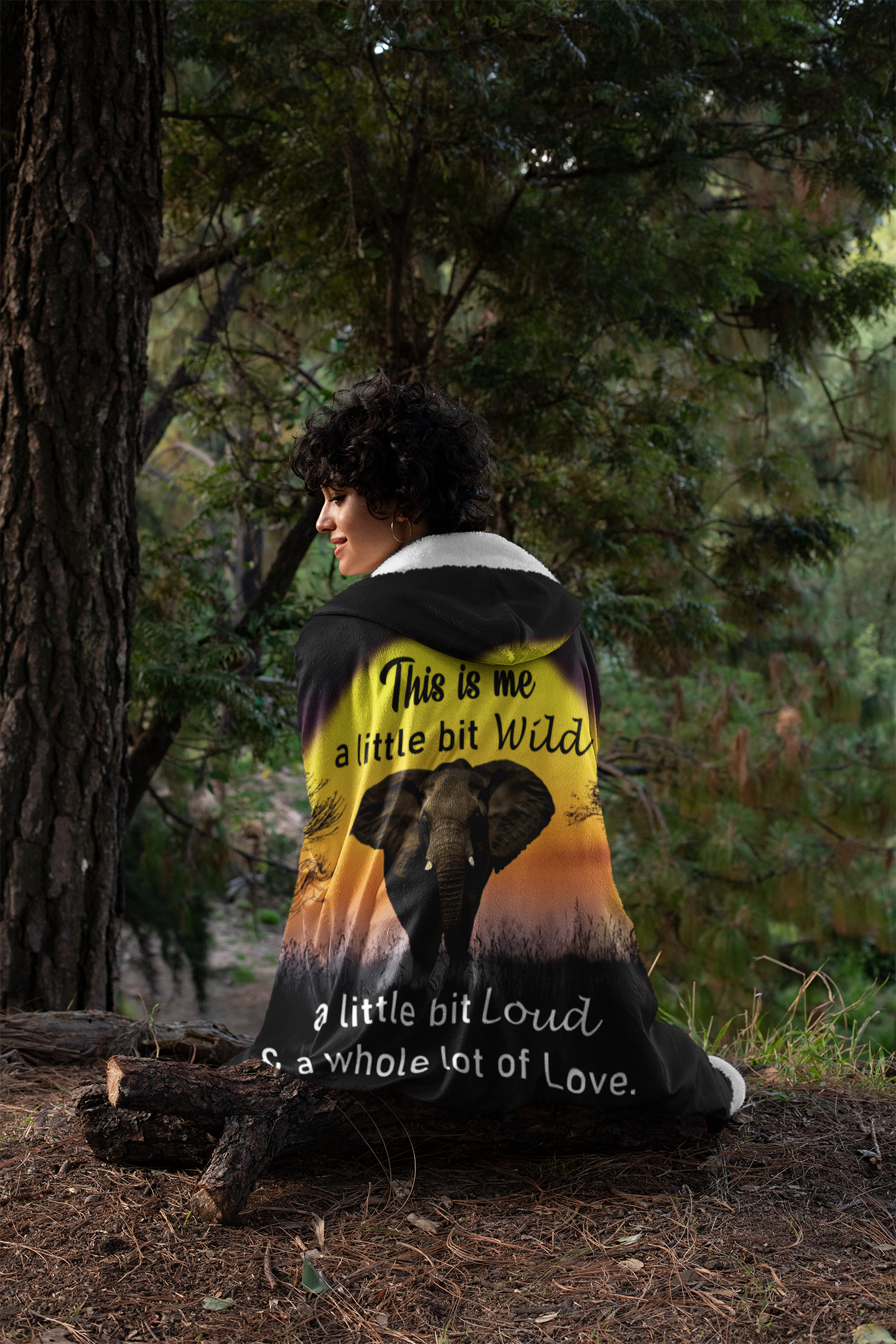 Wild and Loud - Premium Adult Hooded Blanket