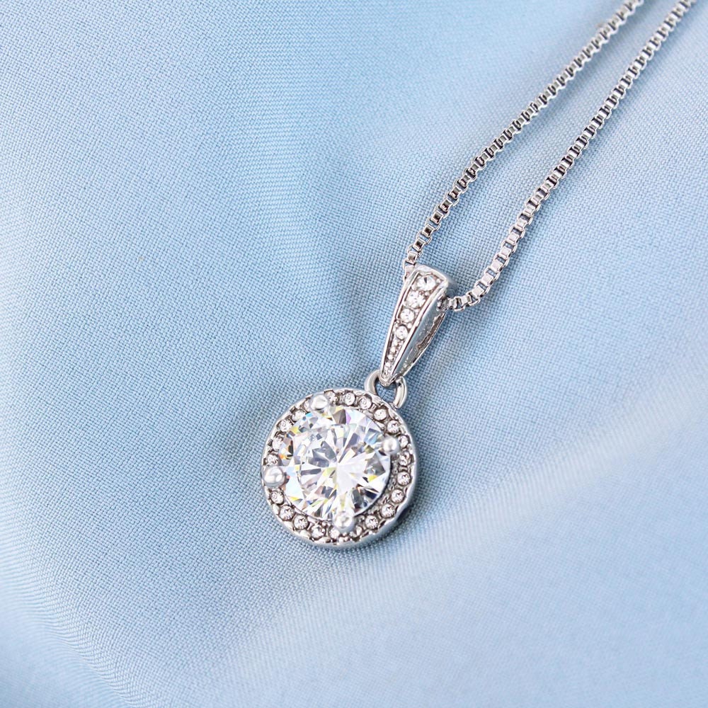 To My Daughter, Eternal Hope Necklace Graduation Necklace Gifts for Daughter, Birthday Christmas Jewelry Present Gifts from Dad