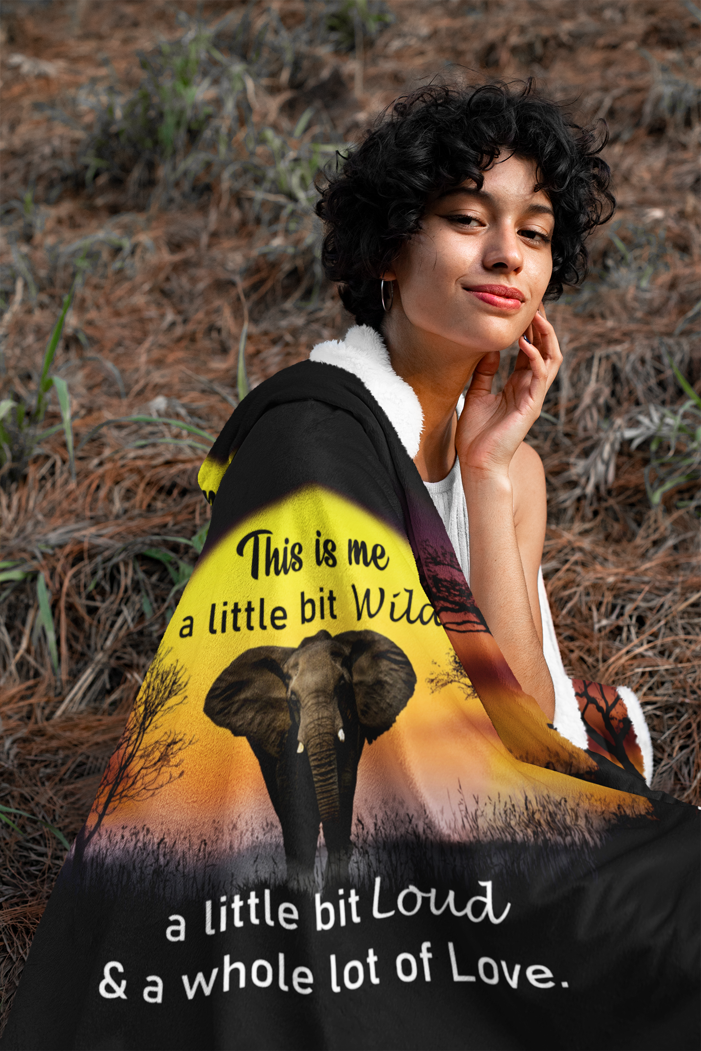 Wild and Loud - Premium Adult Hooded Blanket