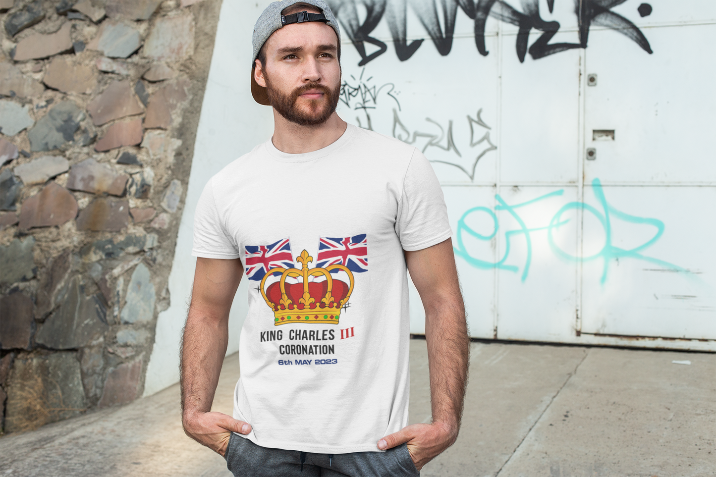 King Charles III 3rd coronation gifts 2023 T-Shirt- Light Colours