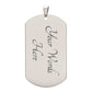 To My Son | You are Braver, Stronger & Smarter | Dog Tag Chain