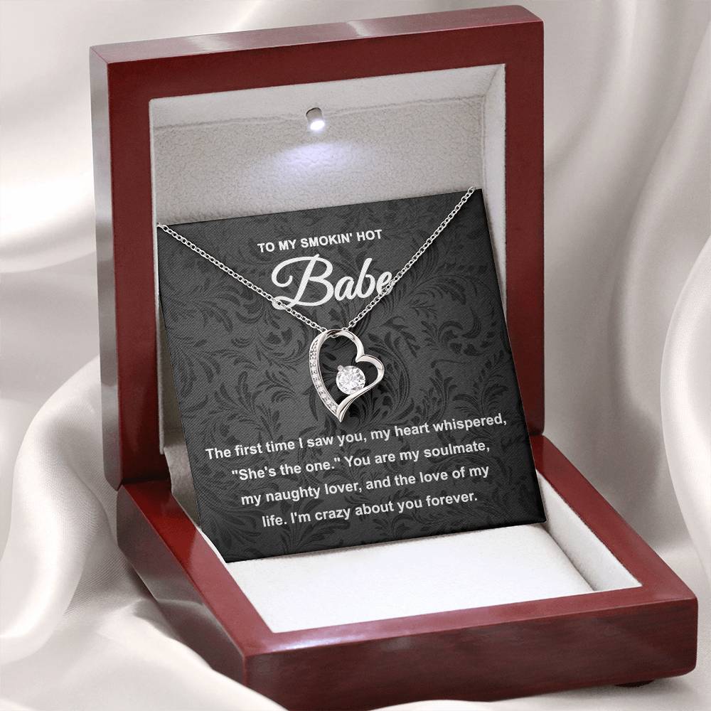 Hey Babe - Naughty Lover - Forever Love Necklace Gift