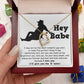 Hey Babe - Annoy You Forever - Forever Love Necklace Gift