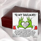 To My Soulmate | Perfect Knight | Love Knot Necklace Gift