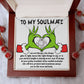 To My Soulmate | Perfect Knight | Love Knot Necklace Gift