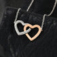 To My Granddaughter - Personalised Interlocking Hearts Necklace -  Beautiful Chapters