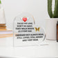 Those We Love | Memorial & Remembrance  | Heart Shaped Acrylic Plaque
