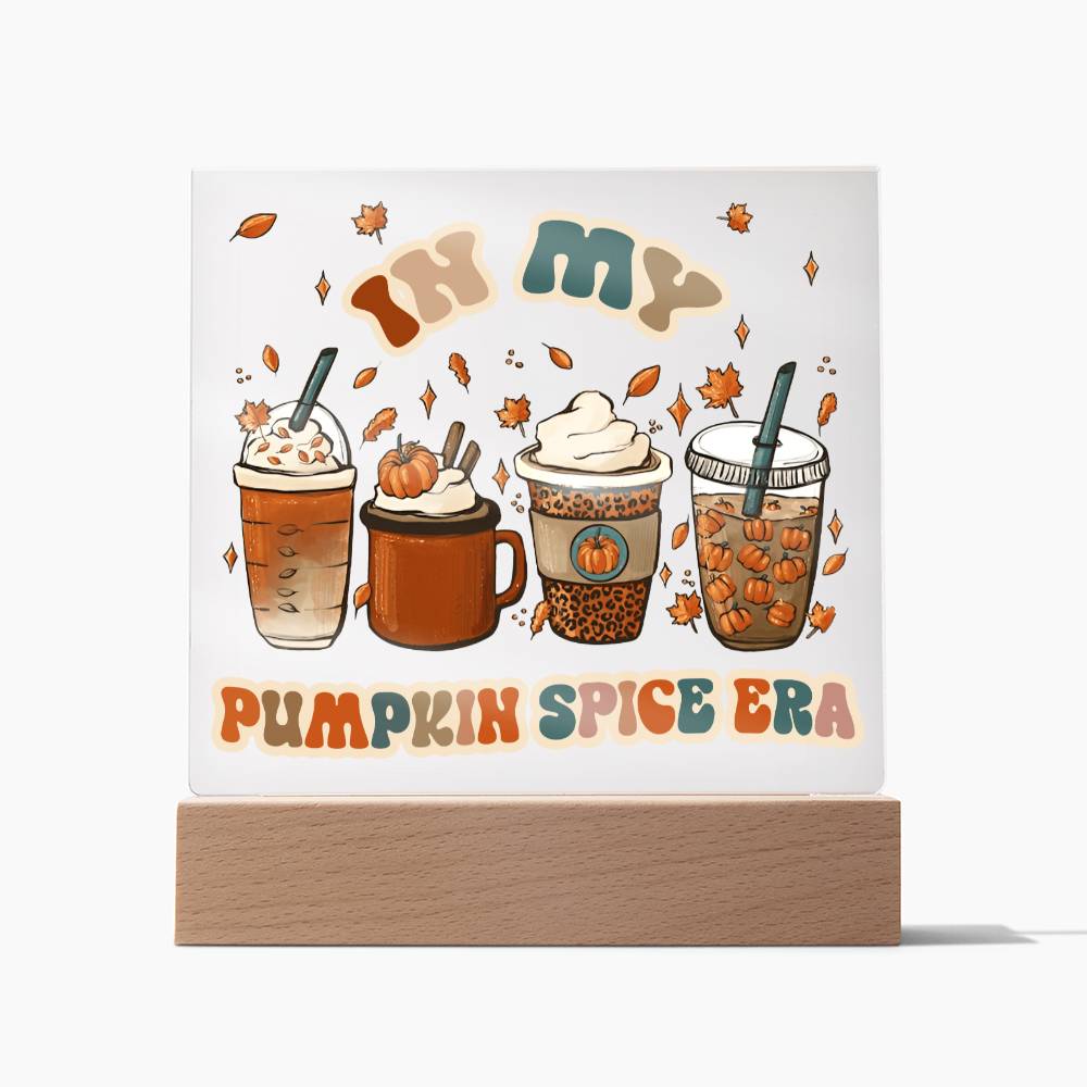 Pumpkin Spice Era  | Night Light Square Acrylic