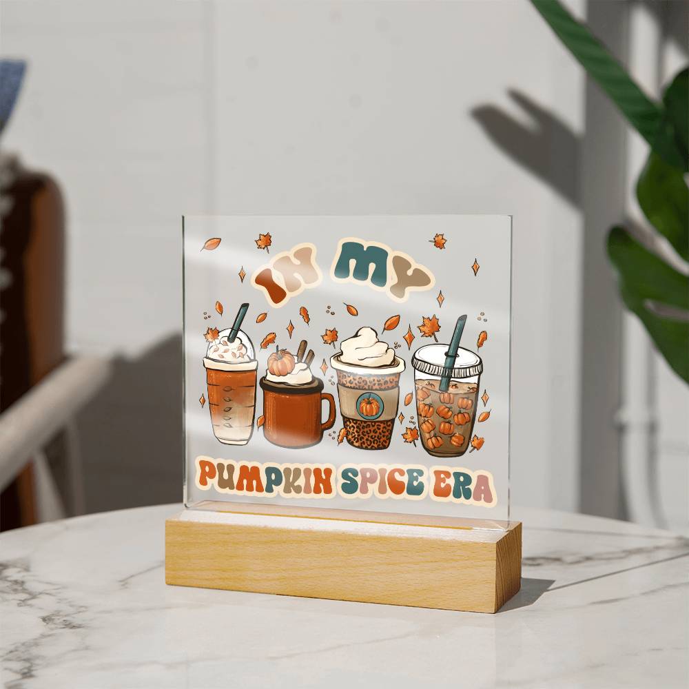 Pumpkin Spice Era  | Night Light Square Acrylic