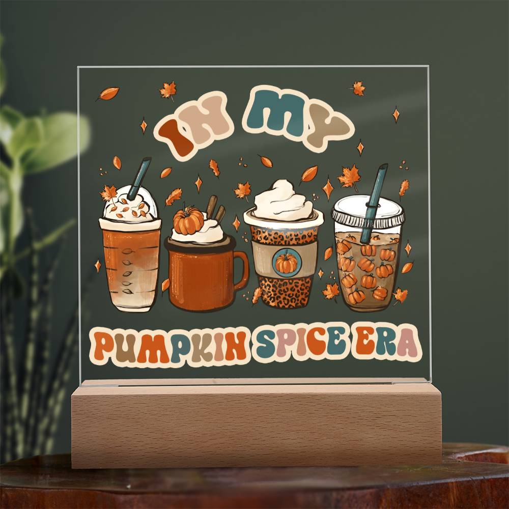 Pumpkin Spice Era  | Night Light Square Acrylic