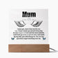 Mum | I Miss You | Memorial Acrylic Plaque