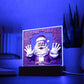 Christmas-Santa Claus 3D | Night Light Square Acrylic Plaque