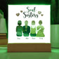 Soul Sisters | Square Acrylic Plaque | Personalized  Gifts For Friends