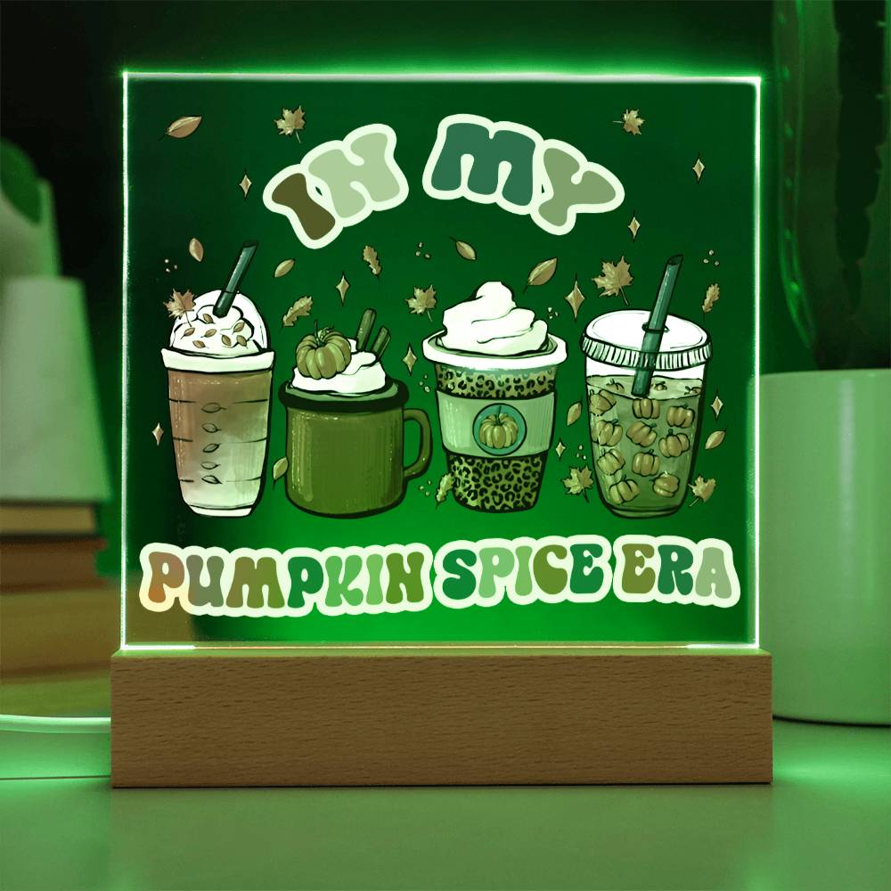 Pumpkin Spice Era  | Night Light Square Acrylic