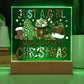 Just a Girl Who Loves Christmas | Night Light Square Acrylic
