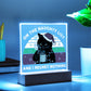 Christmas - Naughty List - Night Light Square Acrylic Plaque