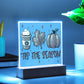 Fall Tis The Season | Night Light Square Acrylic