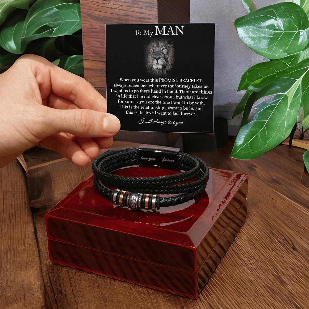 To My Man | Hand in Hand | Promise Bracelet