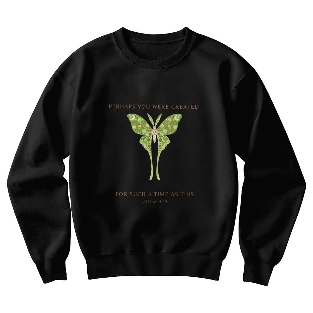 Such a time like this  Sweat shirt,  Moth Teeshirt