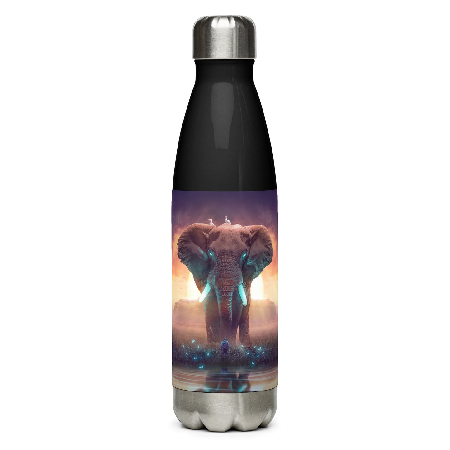 Majestic Elephant | Stainless Steel Water Bottle