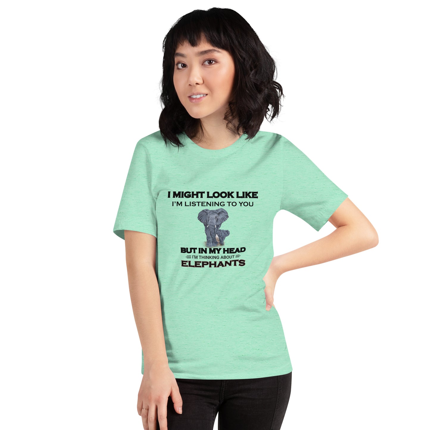 Unisex T-shirt - Thinking About Elephants