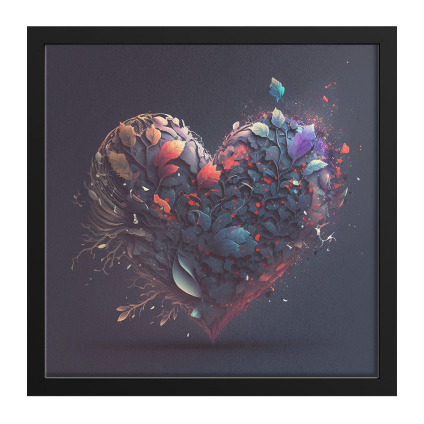 Heart | Square Framed Art Print