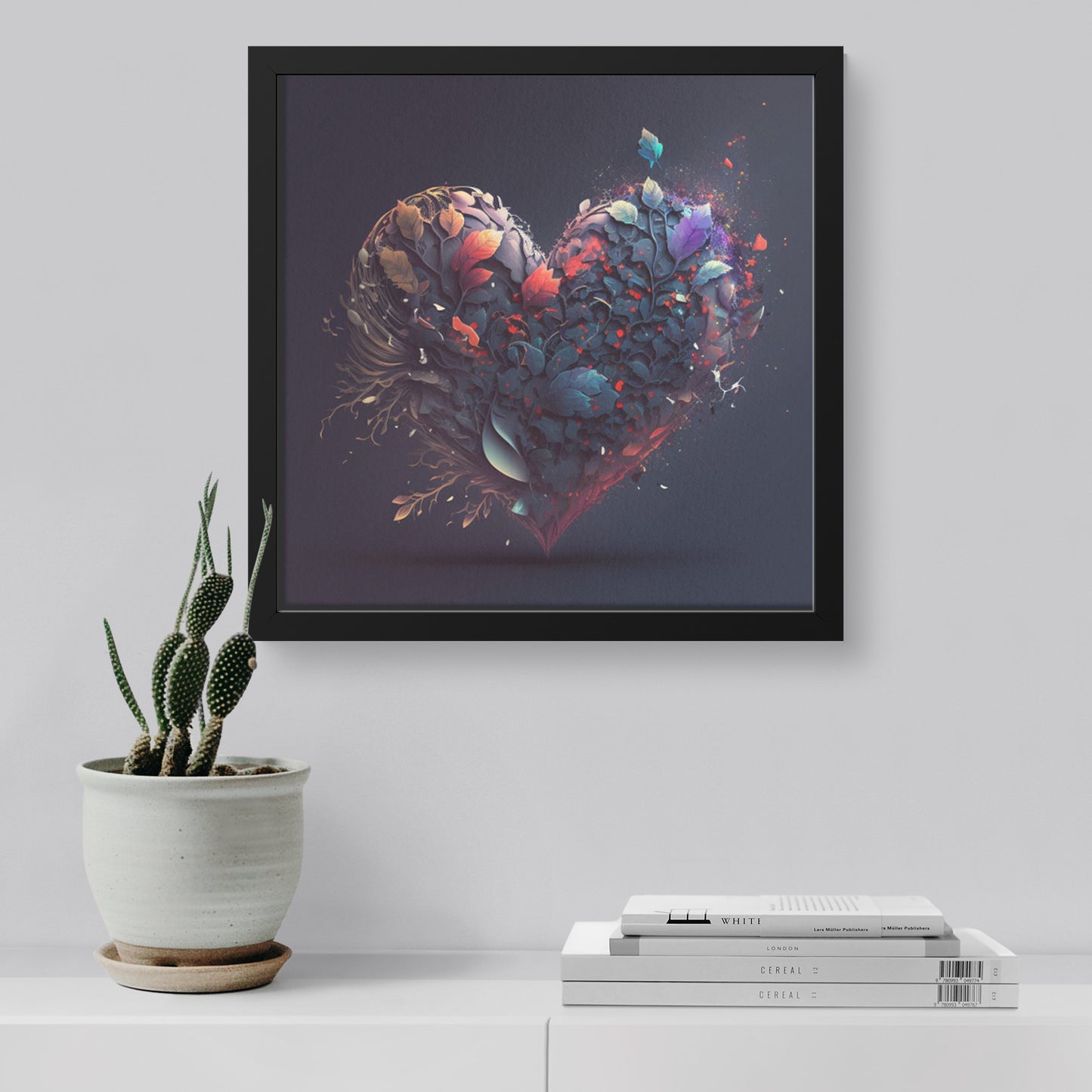 Heart | Square Framed Art Print