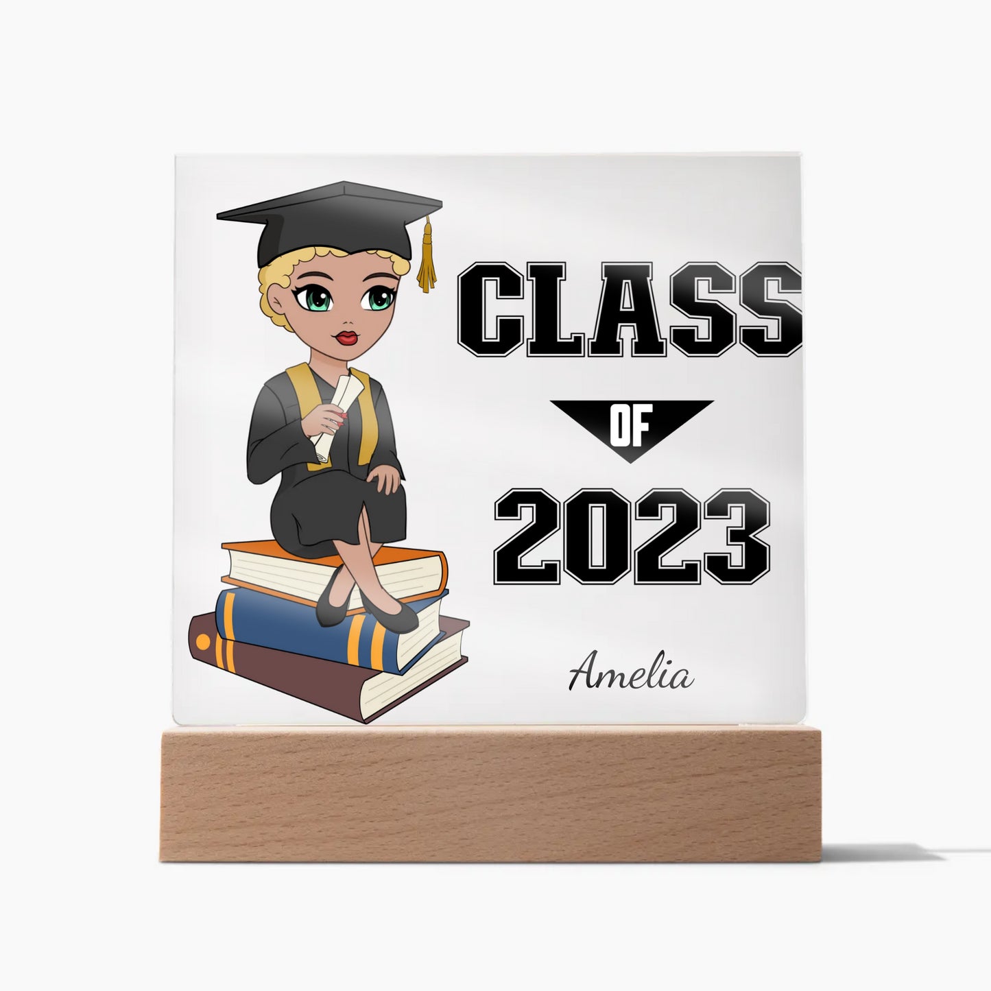 Class of "Year"  Graduation | Acrylic Square Plaque