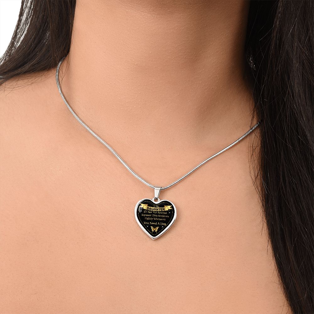 To My Daughter | Need a Hug | Heart Pendant | V2