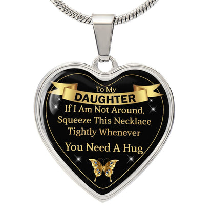 To My Daughter | Need a Hug | Heart Pendant | V2