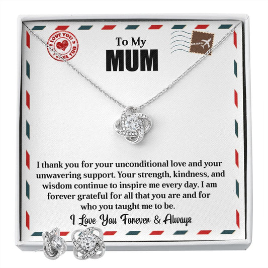 To My Mum | Inspire Me | Love Knot Necklace
