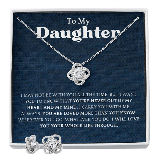 To My Daughter  | Heart and Mind | Love Knot Necklace