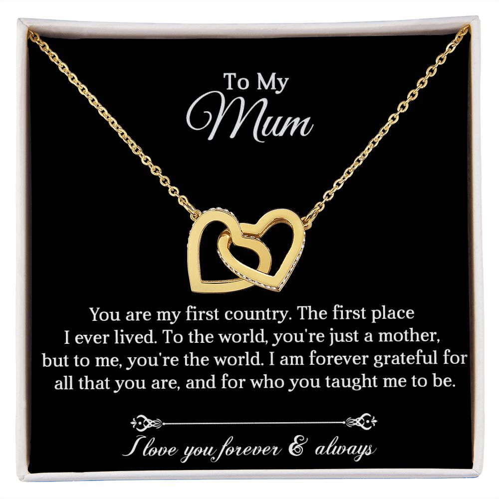 To My Mum | The World | Interlocking Hearts